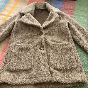 Cozy tan Sherpa Jacket